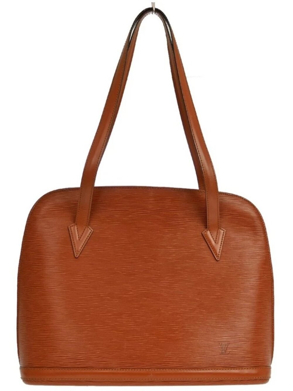 LOUIS VUITTON Epi Lussac Shoulder Bag Brown